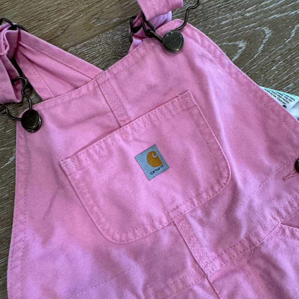 Carhartt Pink Overalls - Toddler